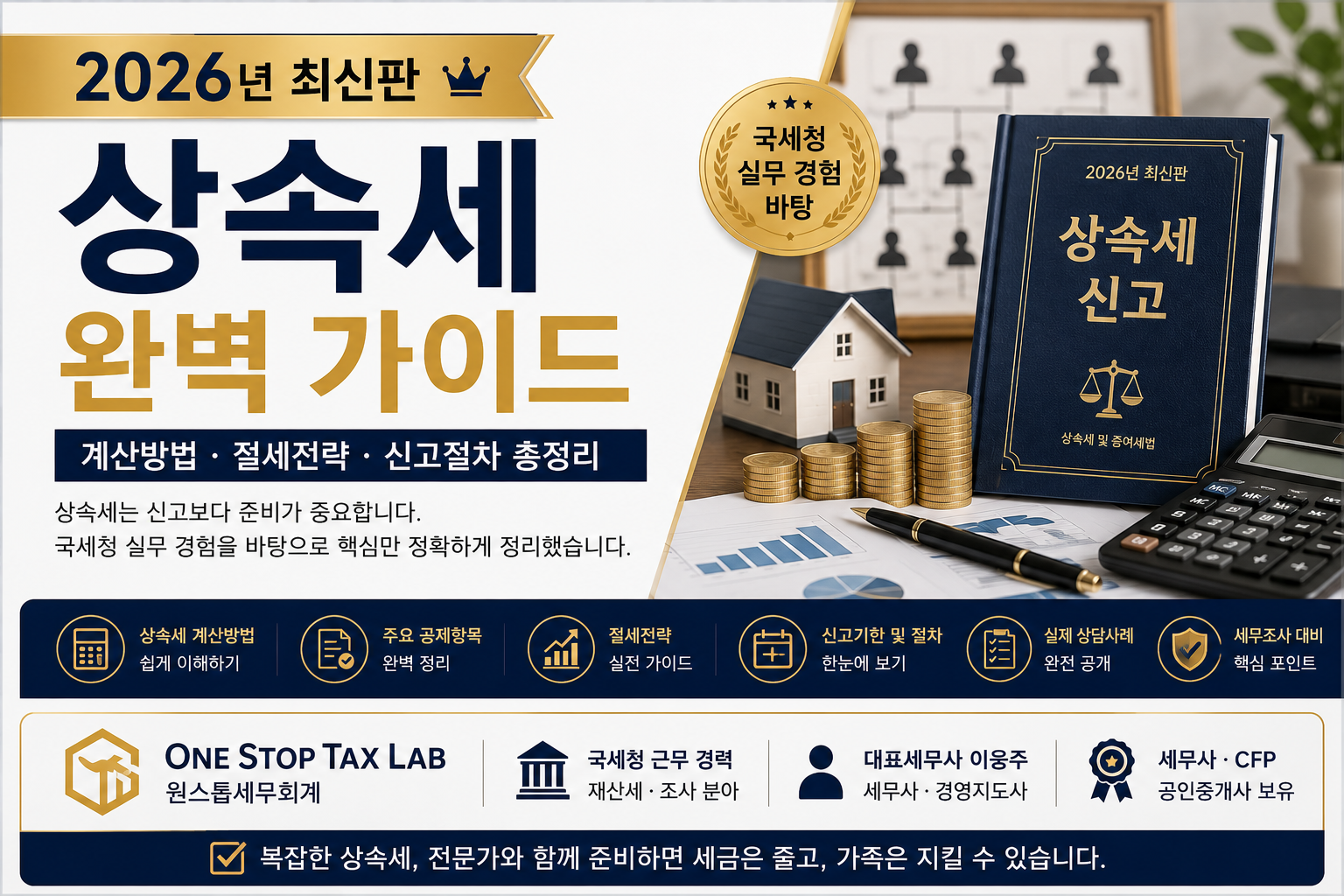 상속세 계산방법, 세율, 공제, 신고기한을 한눈에 정리한 2026년 최신 상속세 가이드
