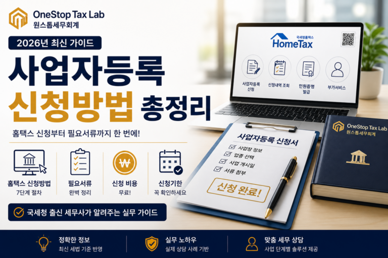 사업자등록 신청방법 총정리