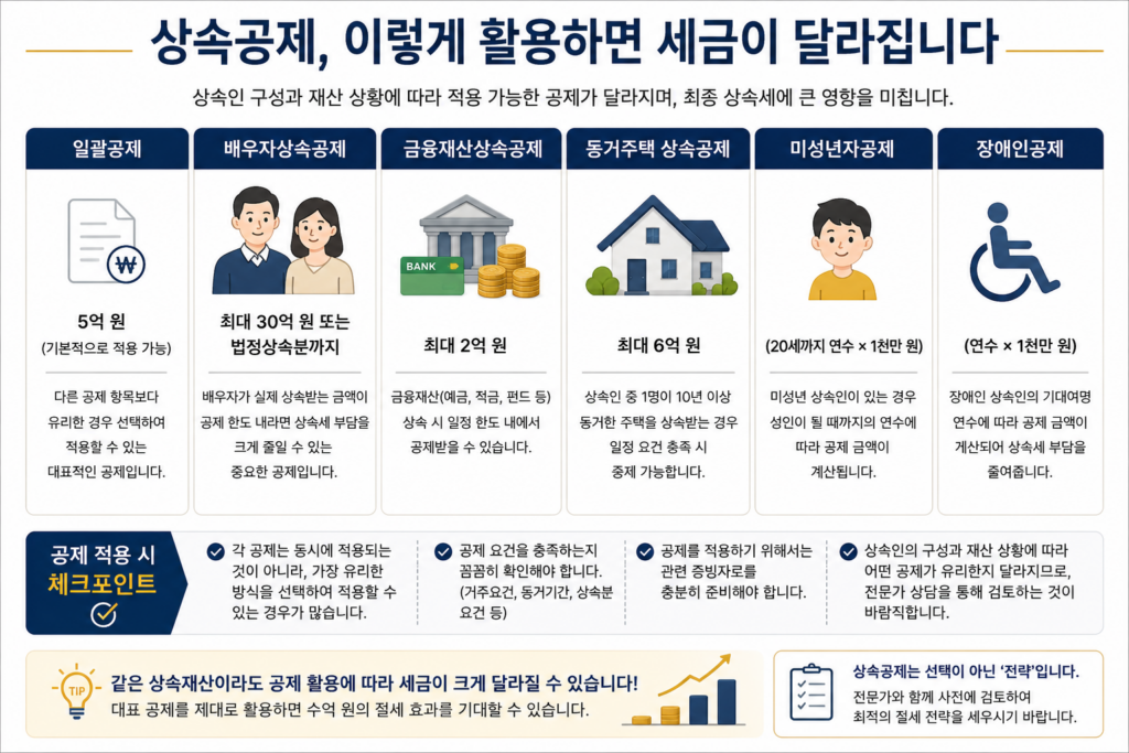 상속공제 종류와 절세 효과