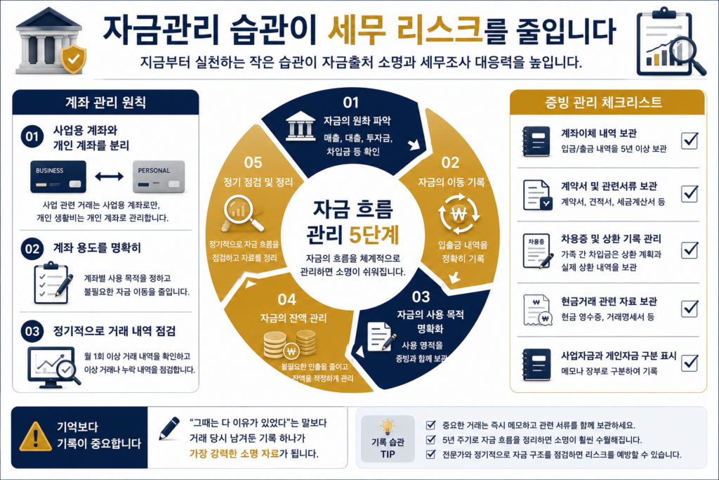 사업자 자금관리 체크리스트