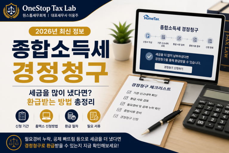 종합소득세 경정청구 방법 총정리