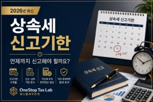 상속세 신고기한과 신고·납부 일정을 설명하는 대표 이미지